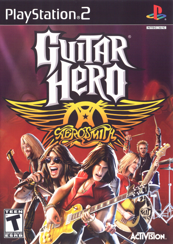 Guitar Hero Aerosmith box art for Wii